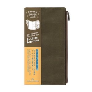 Traveler's Notebook B-Sides & Rarities Cotton Zipper Bag for Regular Size